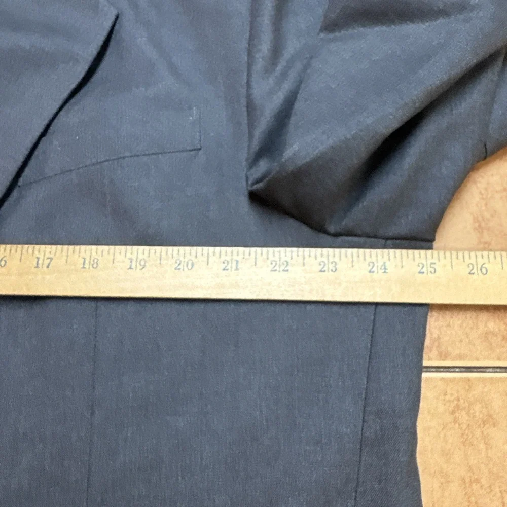 Vintage Duru's Chicago Tailor 2 Piece Suit 48R Jacket 40 x 28 Pants Medium Gray